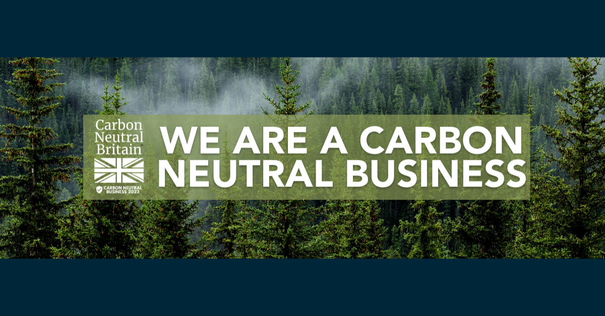 Transparity is proud to announce our carbon neutral status