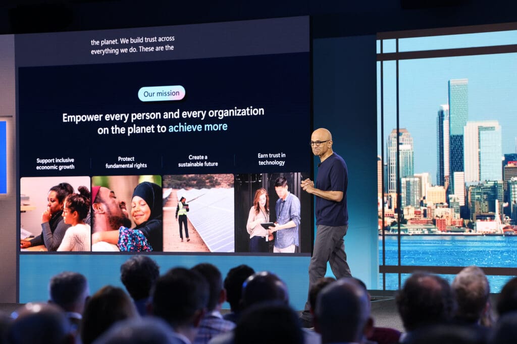 Microsoft Inspire 2023 Dynamics Power Platform Satya Nadella 2