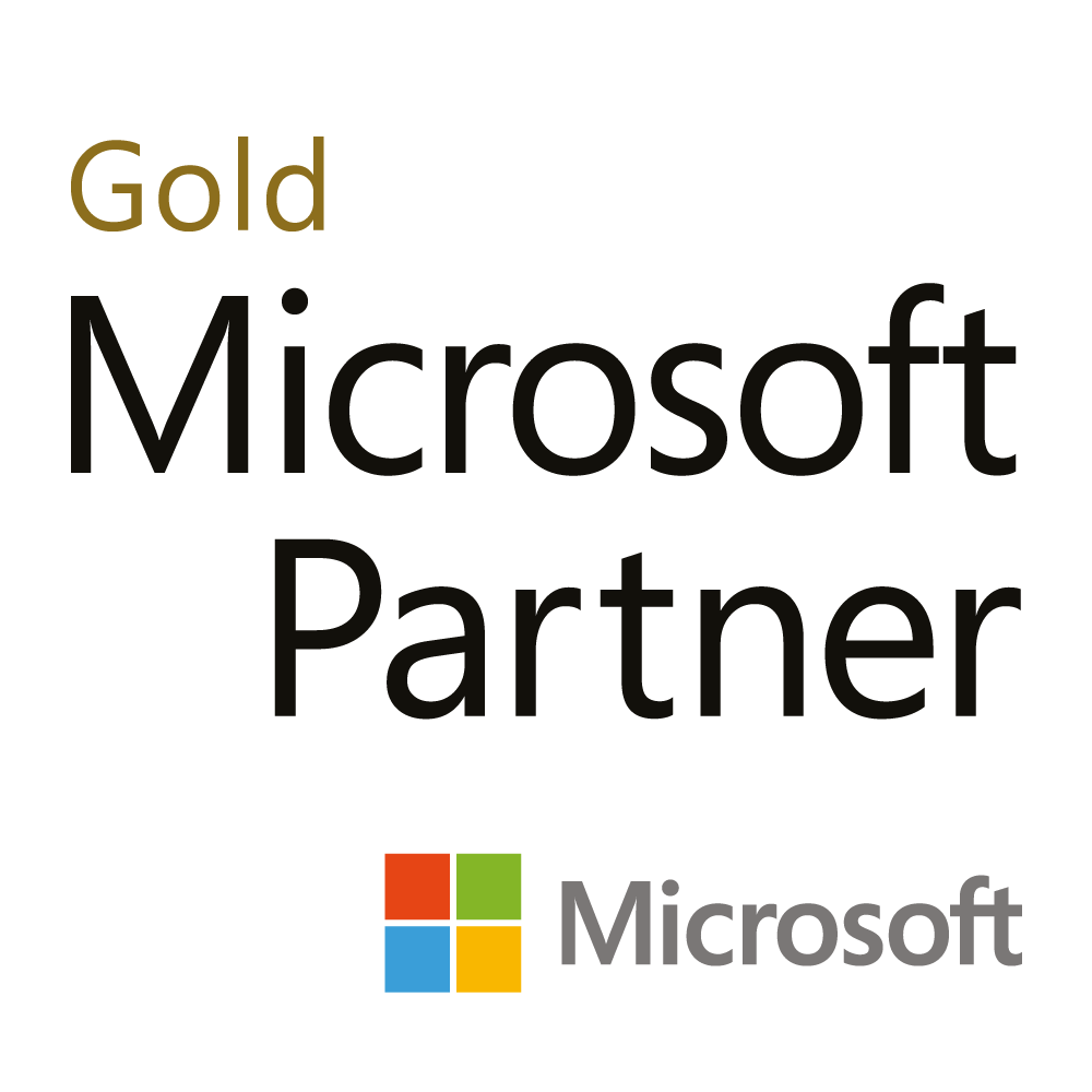 Large Microsoft Gold logo