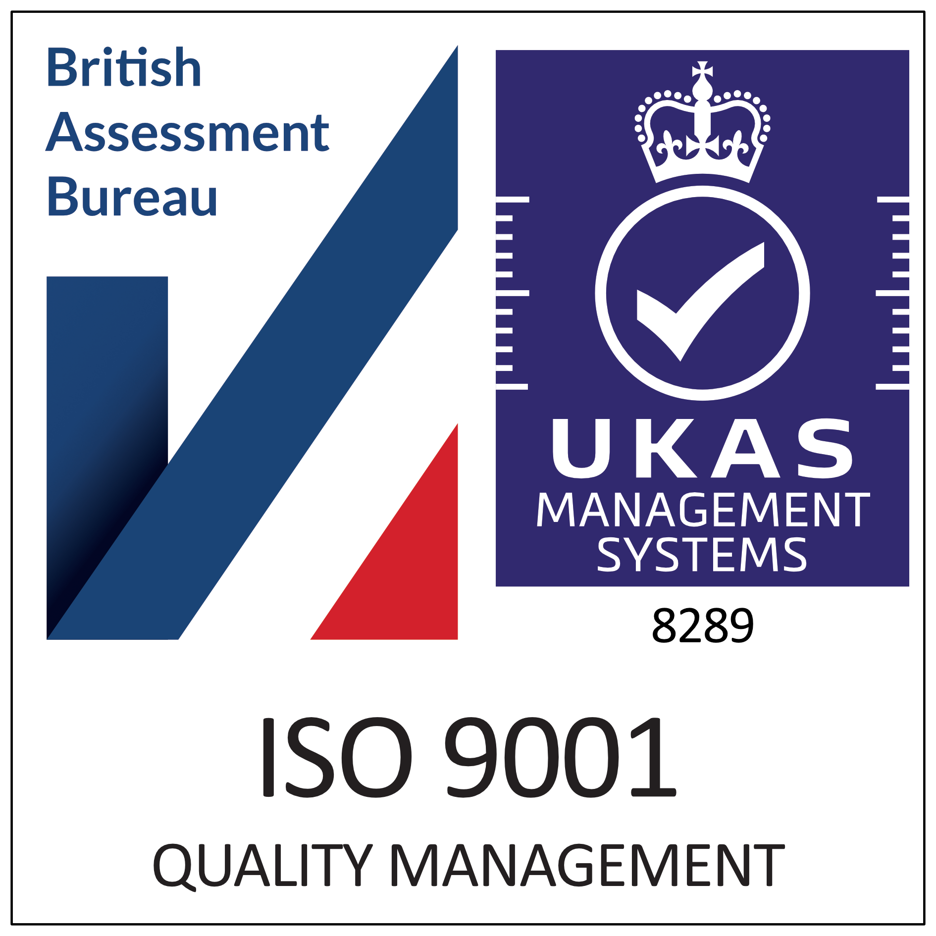 Transparity Recertifies ISO9001:2015 and ISO27001:2022 With UKAS Accreditation 1 ISO9001 Quality Management accreditation UKAS certified
