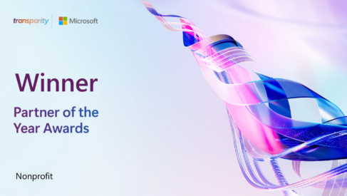 Transparity recognized as the winner of 2025 Microsoft Partner of the Year for NonProfit